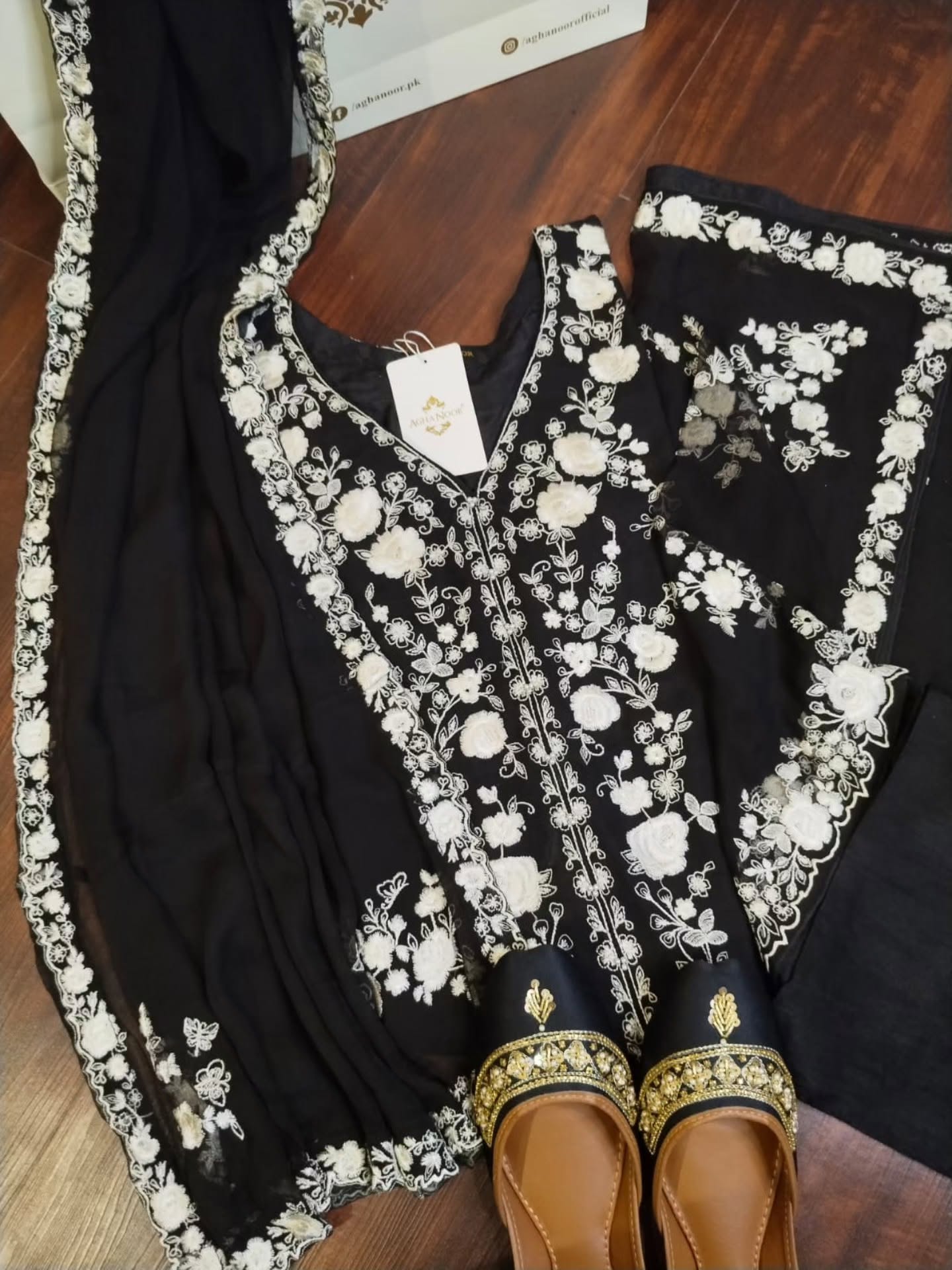 pure chiffon embroidery shirt with chiffon embroidery