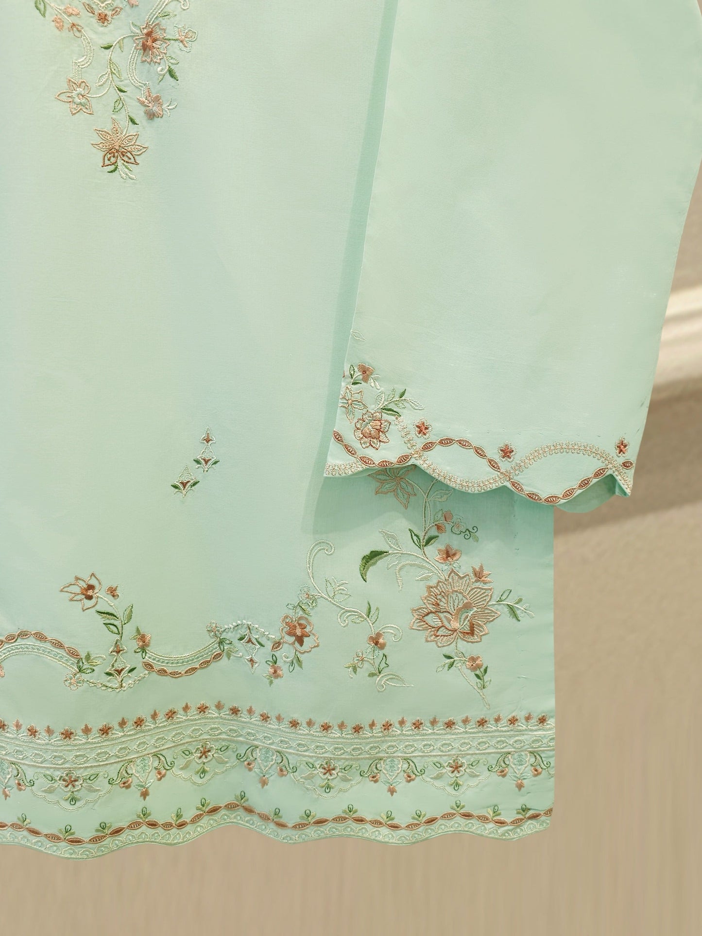 AghaNoor Embroidered Cambric | 2 Piece