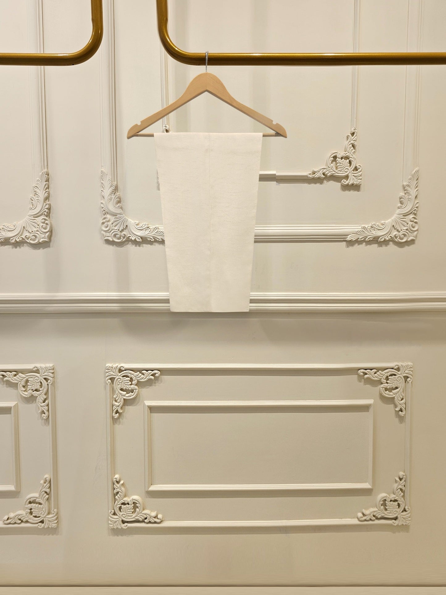 2 Piece - Pure Embroidered Cotton Net Suit