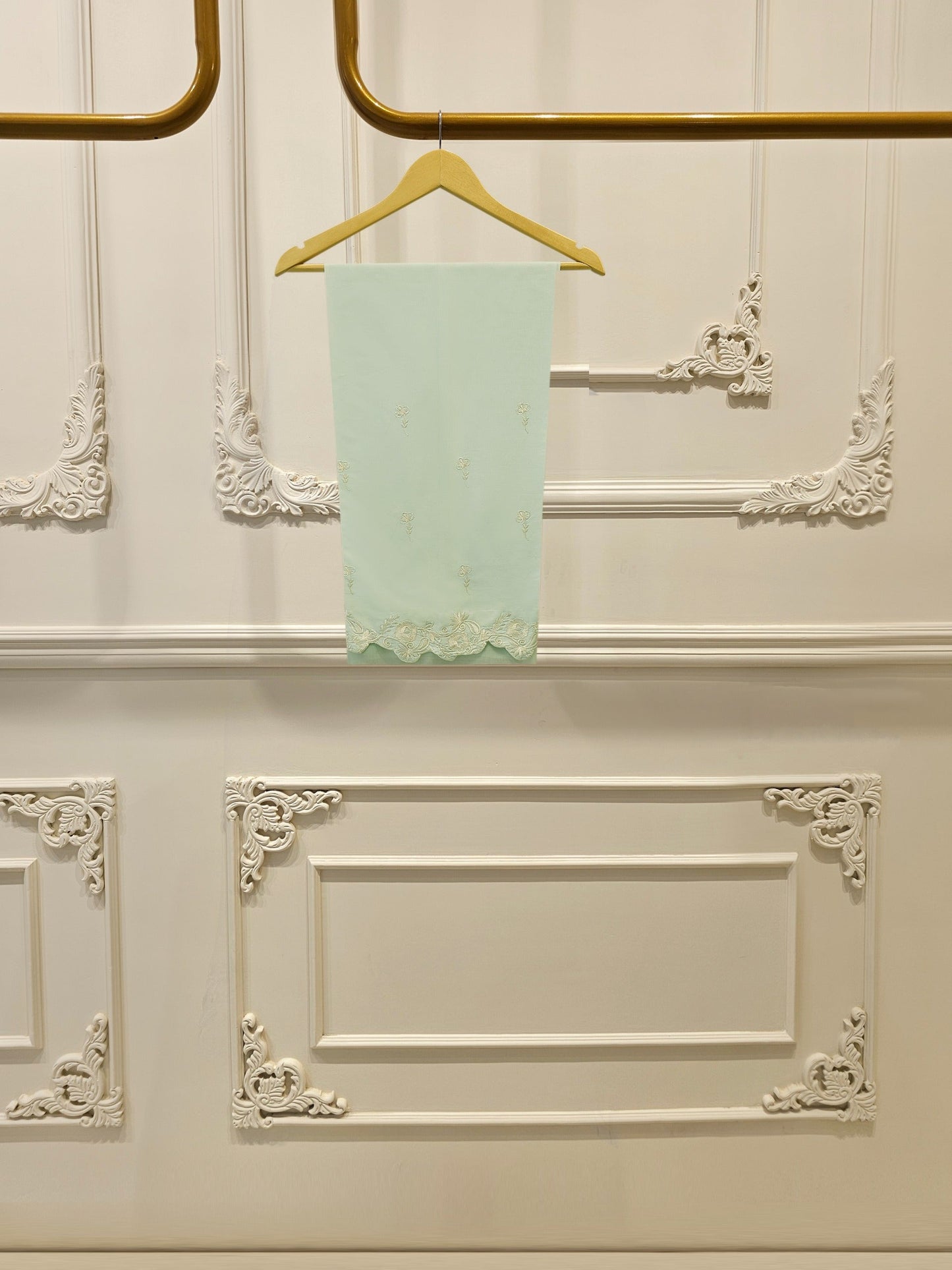 3 Piece - Embroidered Cambric Suit