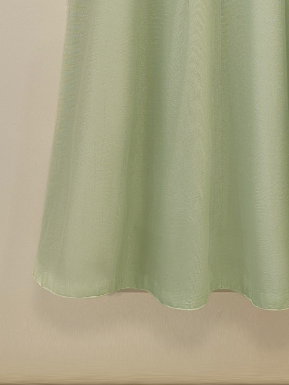 Pure Embroidered Cotton Net Suit