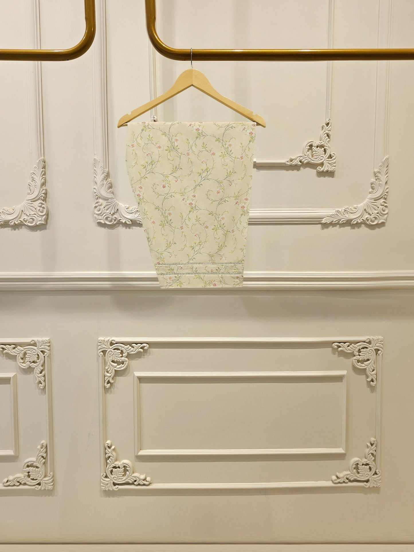 2 Piece - Embroidered Cambric Suit
