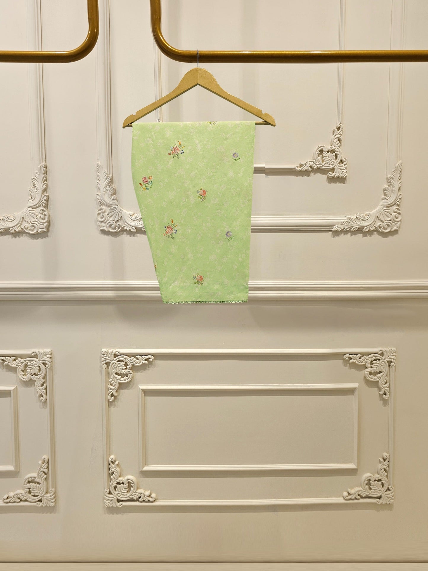 2 Piece - Embroidered Cambric Suit