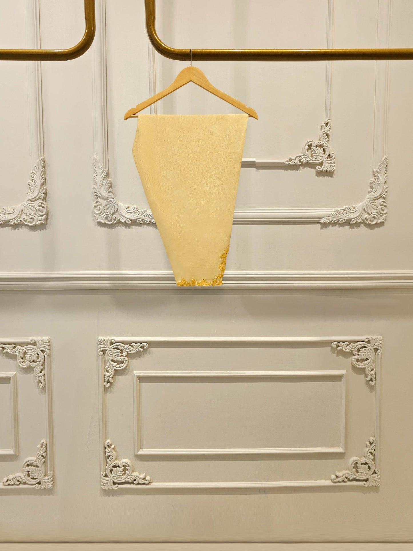 3 Piece - Pure Embroidered Cotton Net Suit