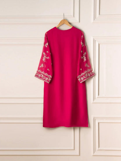 2 Piece - Pure Chiffon Embroidered Suit