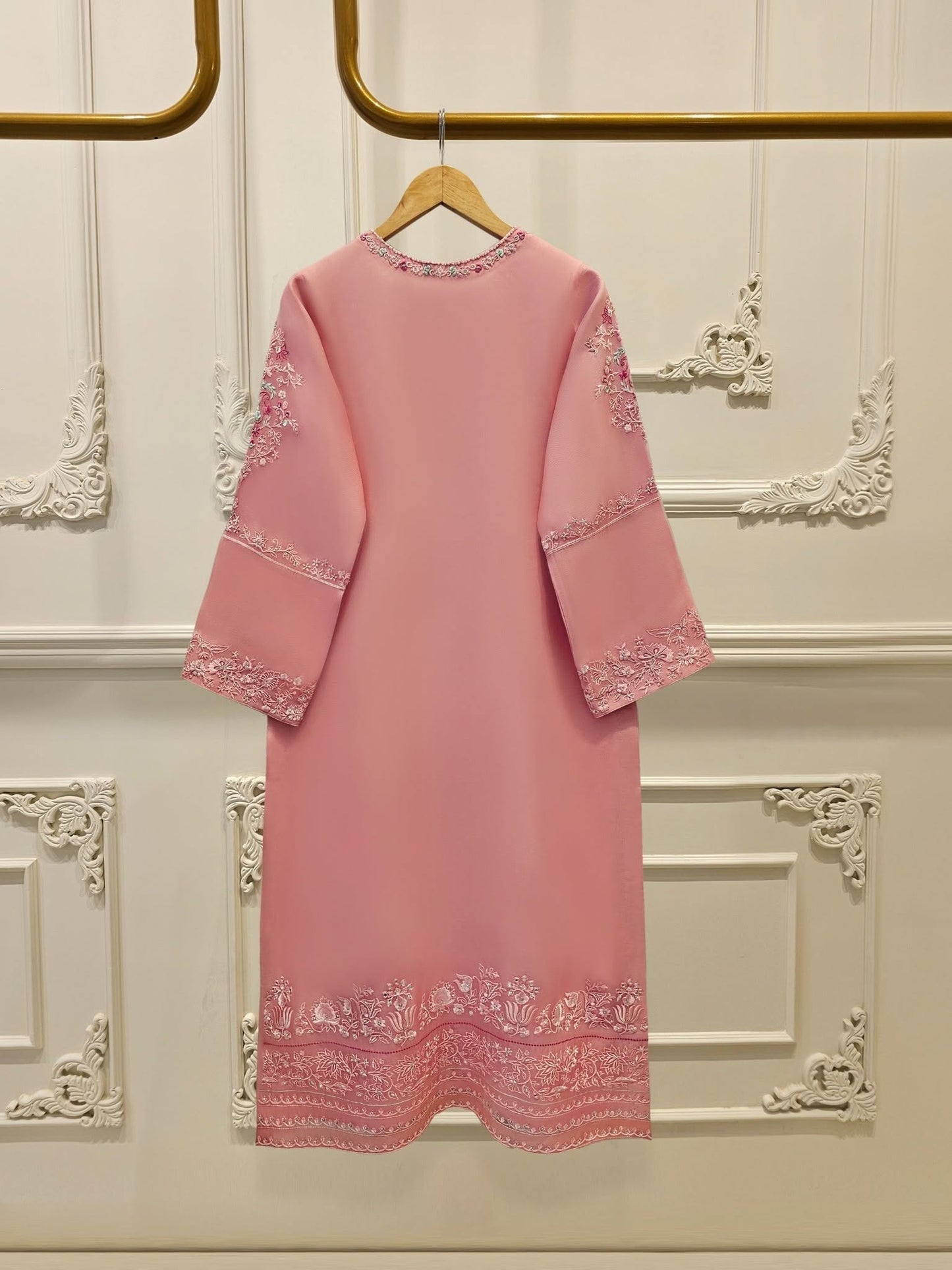 3 Piece - Pure Organza Embroidered Suit