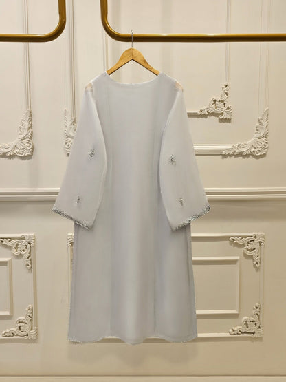 3 Piece - Pure Organza Embroidered Suit