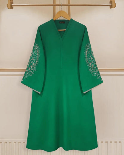 TWO PIECE 100% PURE JACQUARD LAWN SHIRT WITH PANT