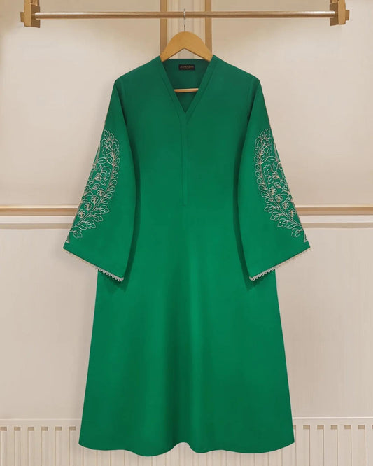 TWO PIECE 100% PURE JACQUARD LAWN SHIRT WITH PANT