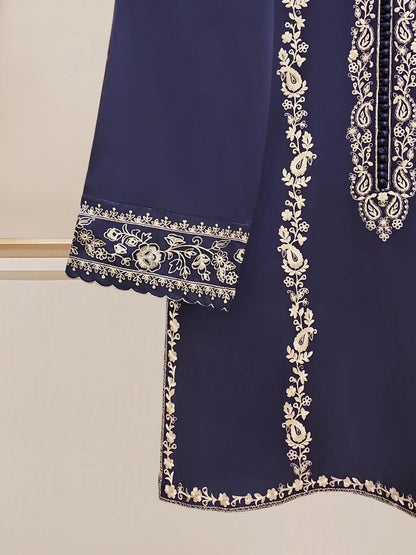 2 Piece - Embroidered Cambric Suit