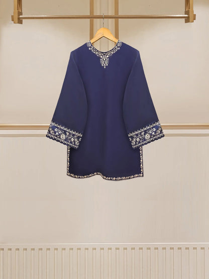 2 Piece - Embroidered Cambric Suit