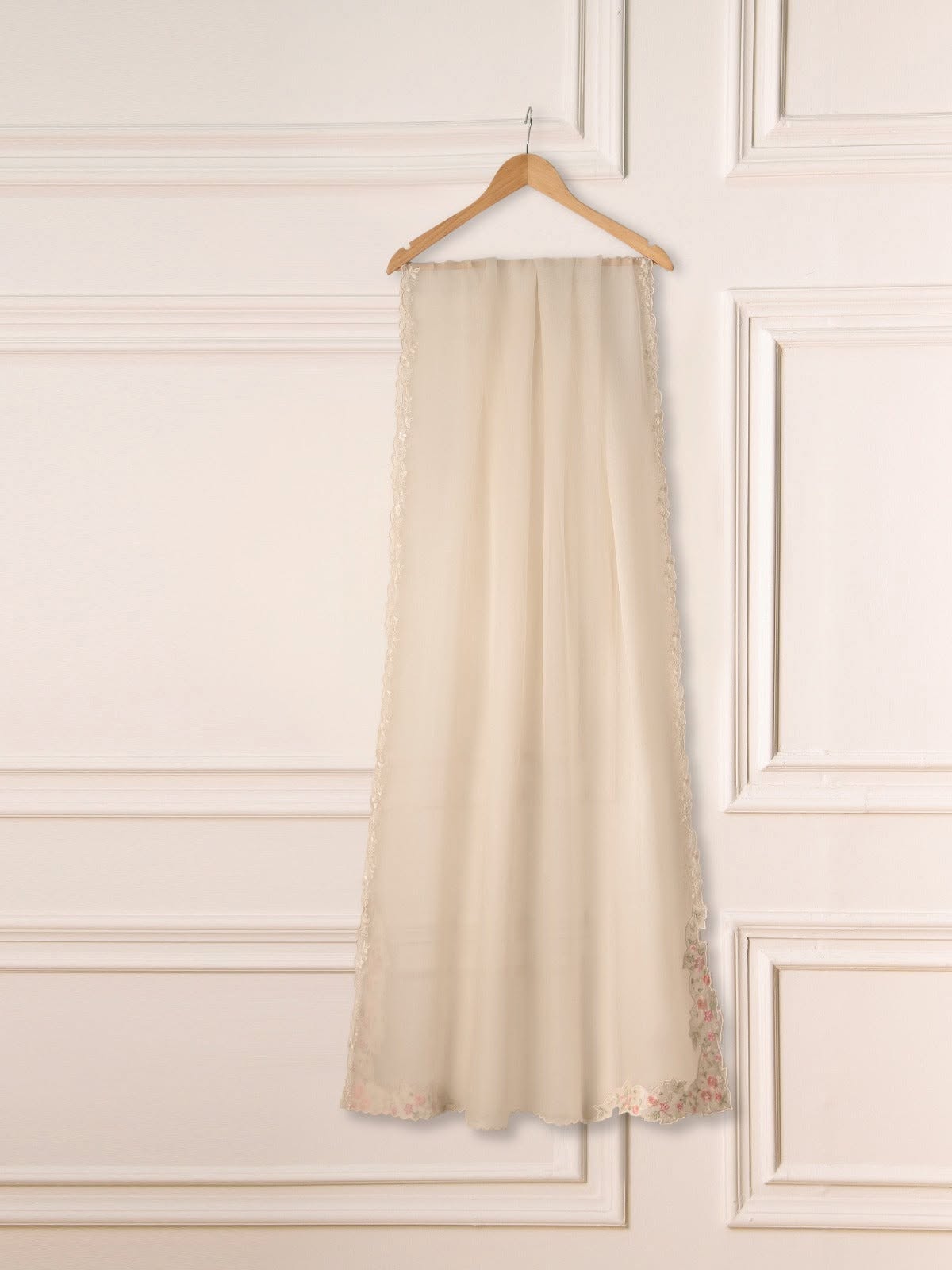 3 Piece- Pure Organza Embroidered Suit
