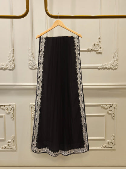 Pure Embroidered Cotton Net Suit | 3 Piece