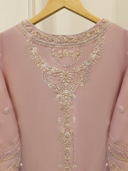 Pure Sheesha Silk Embroidered | 2 Piece