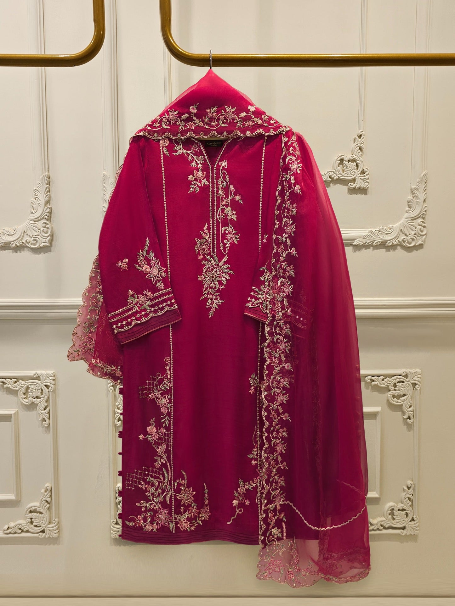 Pure Khaddi Silk Embroidered | 3 Piece