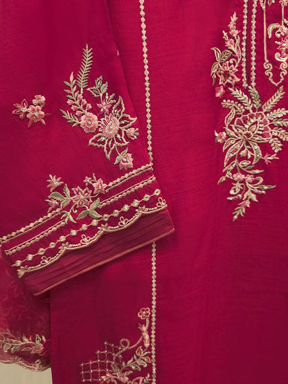 Pure Khaddi Silk Embroidered | 3 Piece