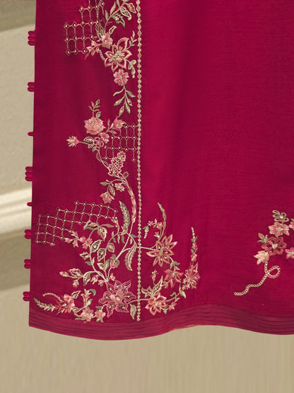 Pure Khaddi Silk Embroidered | 3 Piece