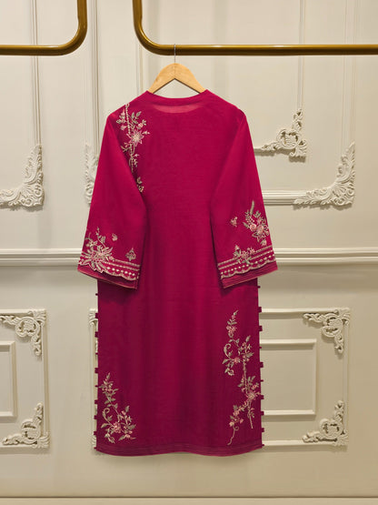 Pure Khaddi Silk Embroidered | 3 Piece