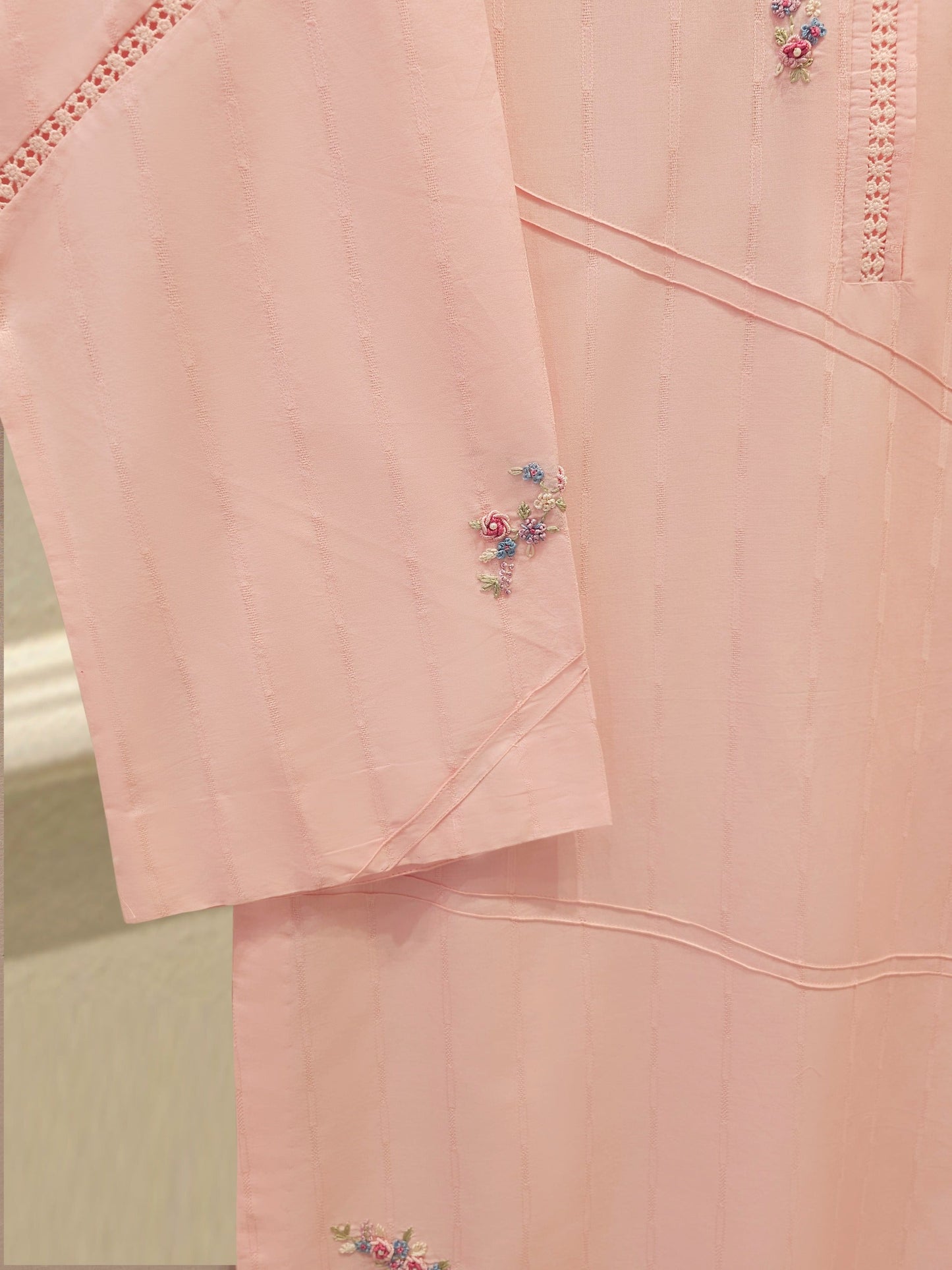 Embroidered Cambric Suit | 2 Piece