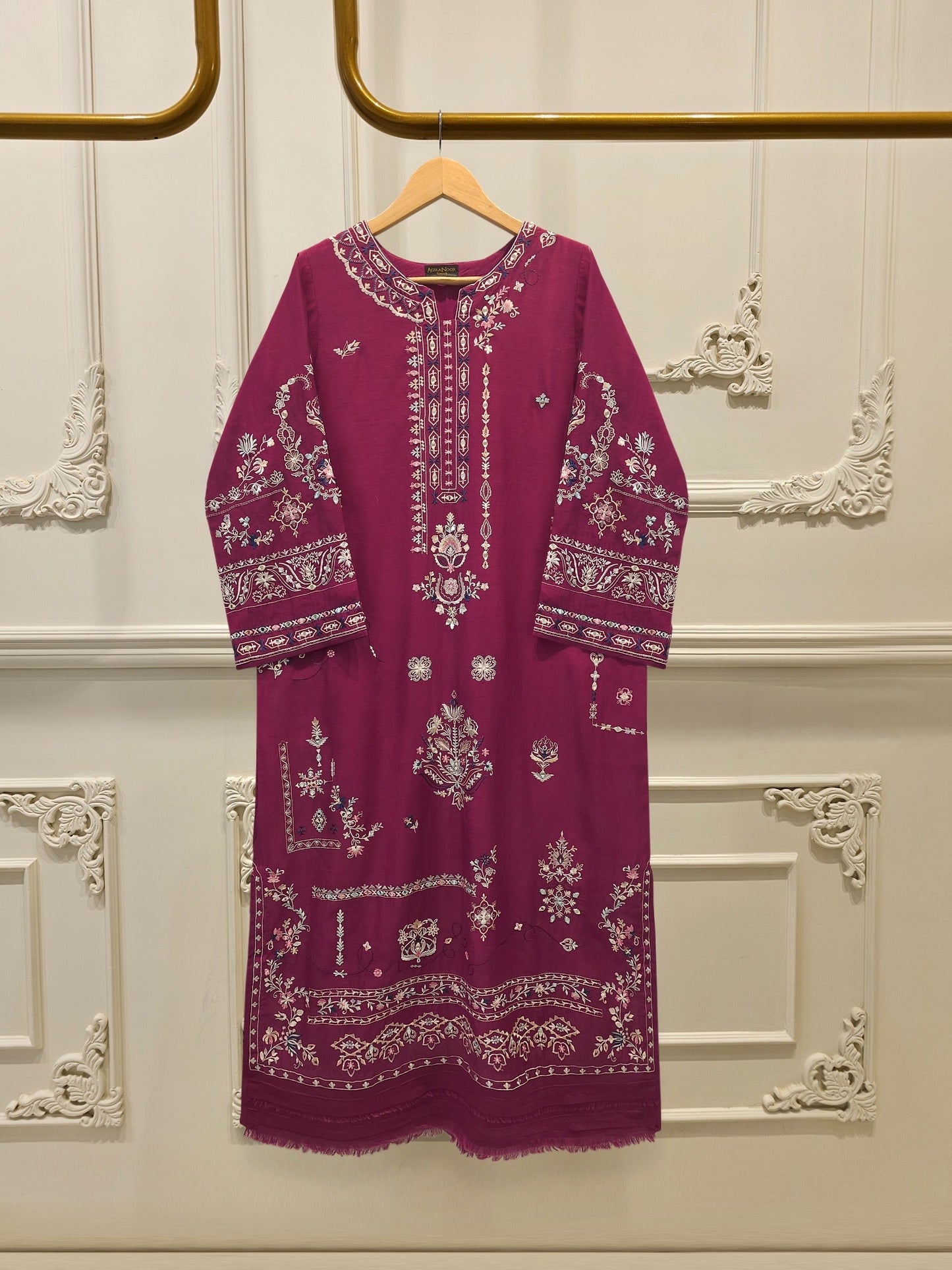 2 Piece - Embroidered Kora Cotton Suit
