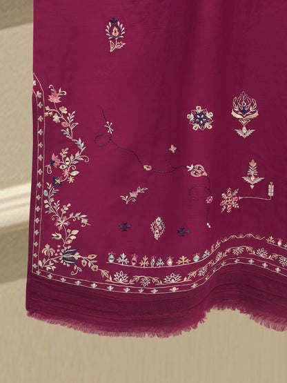 2 Piece - Embroidered Kora Cotton Suit