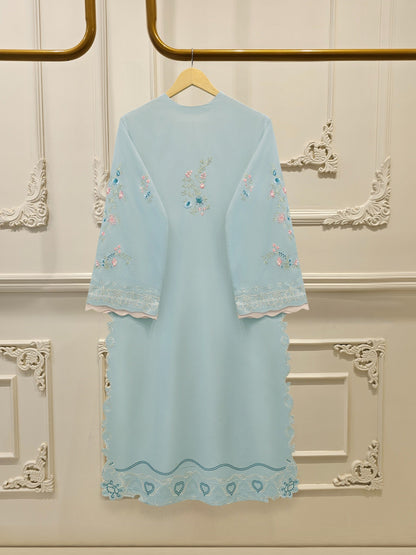 3 Piece - Embroidered Cambric Suit