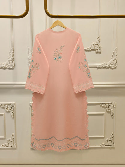 AGHA NOOR 3 Piece - Embroidered Cambric Suit