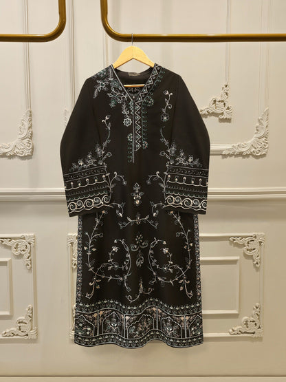 AGHA NOOR 2 Piece - Embroidered Cambric Suit