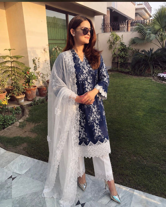 3D LAWN COLLECTION 3PEC SUIT