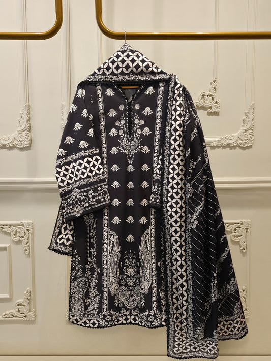 AGHA NOOR 2-Piece Digital Printed Cambric Suit