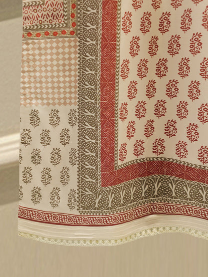 Elegant Digital Printed Cambric Shirt