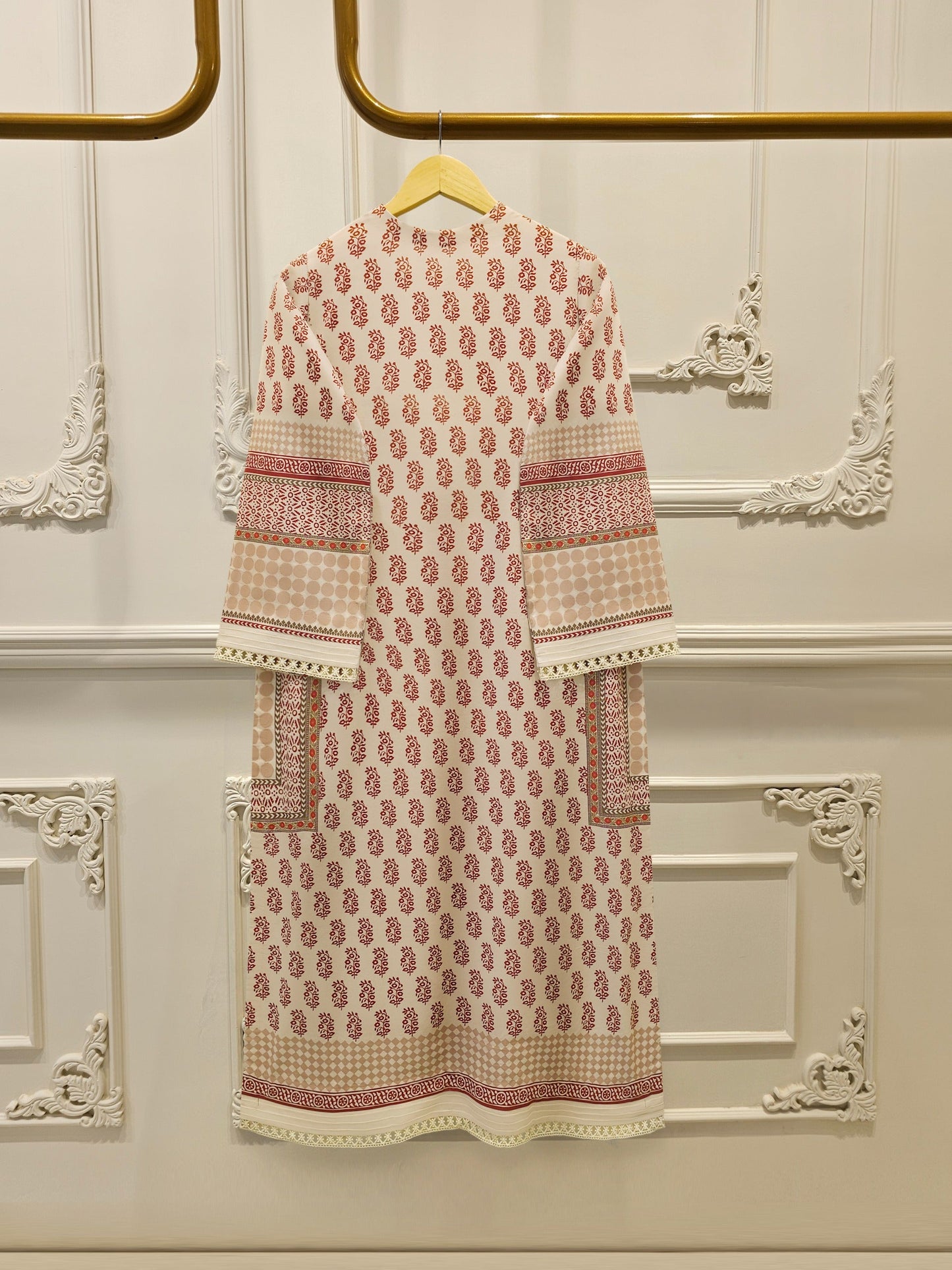 Elegant Digital Printed Cambric Shirt