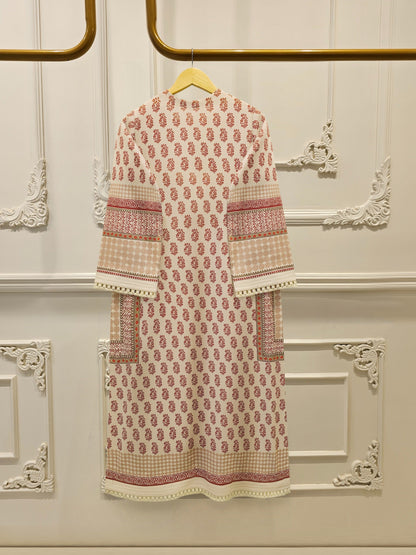 Elegant Digital Printed Cambric Shirt