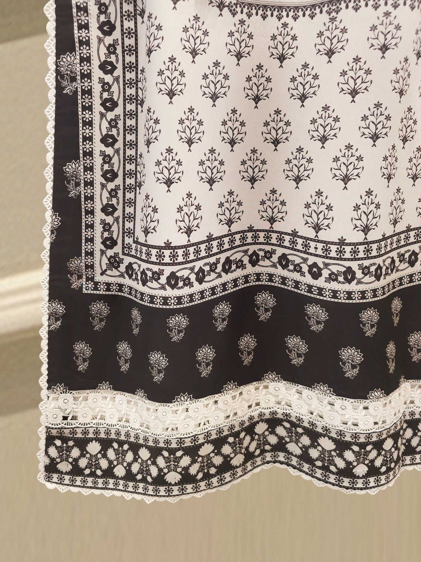 2-Piece Digital Printed Cambric Suit