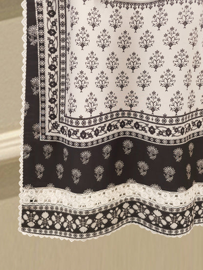 2-Piece Digital Printed Cambric Suit