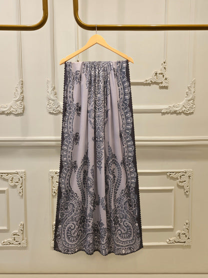 2-Piece Digital Printed Cambric Suit