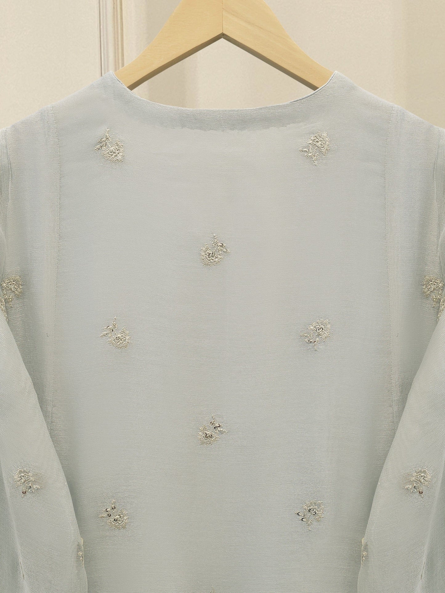 AGHA NOOR 3 Piece - Pure Embroidered Cotton Net Suit