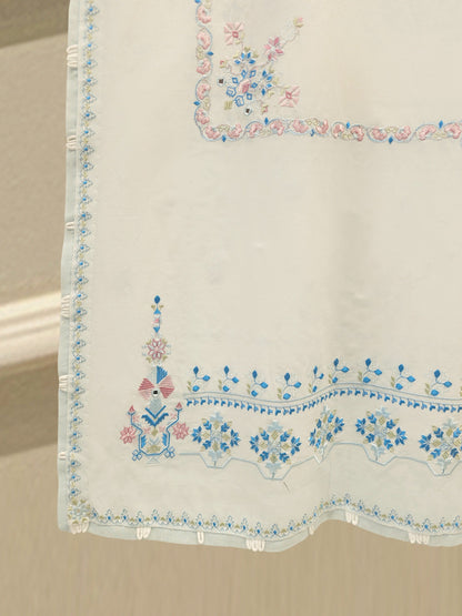 AGHA NOOR 2 Piece - Embroidered Cambric Suit