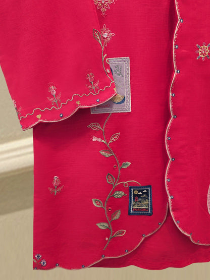 AGHA NOOR 2 Piece - Embroidered Cambric Suit