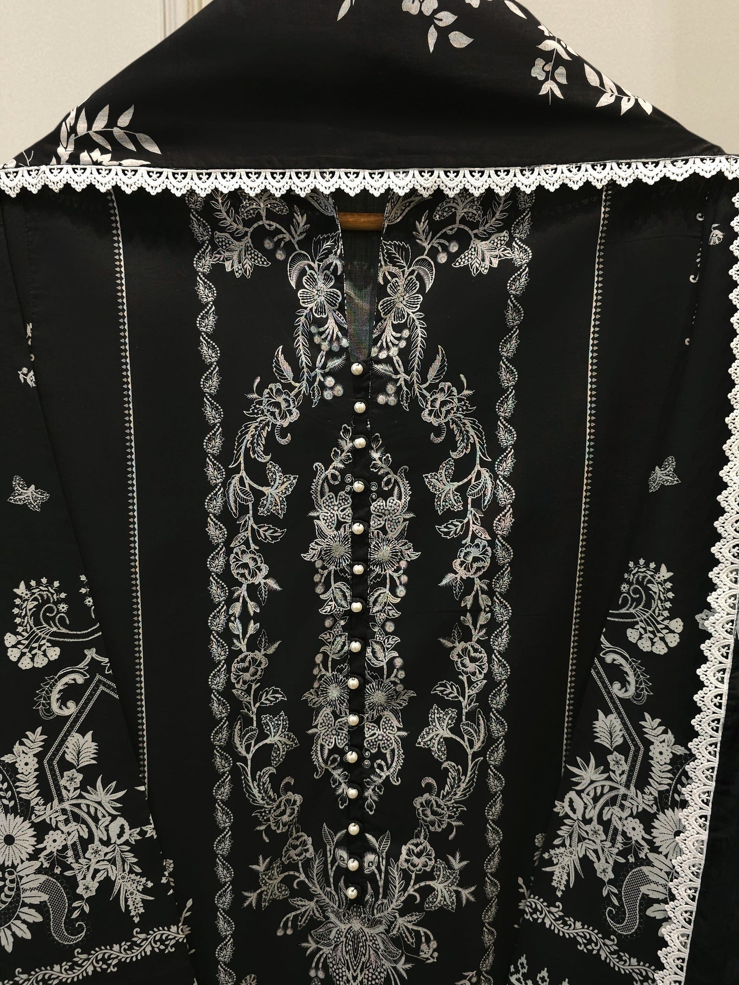 2-Piece Digital Printed Cambric Suit