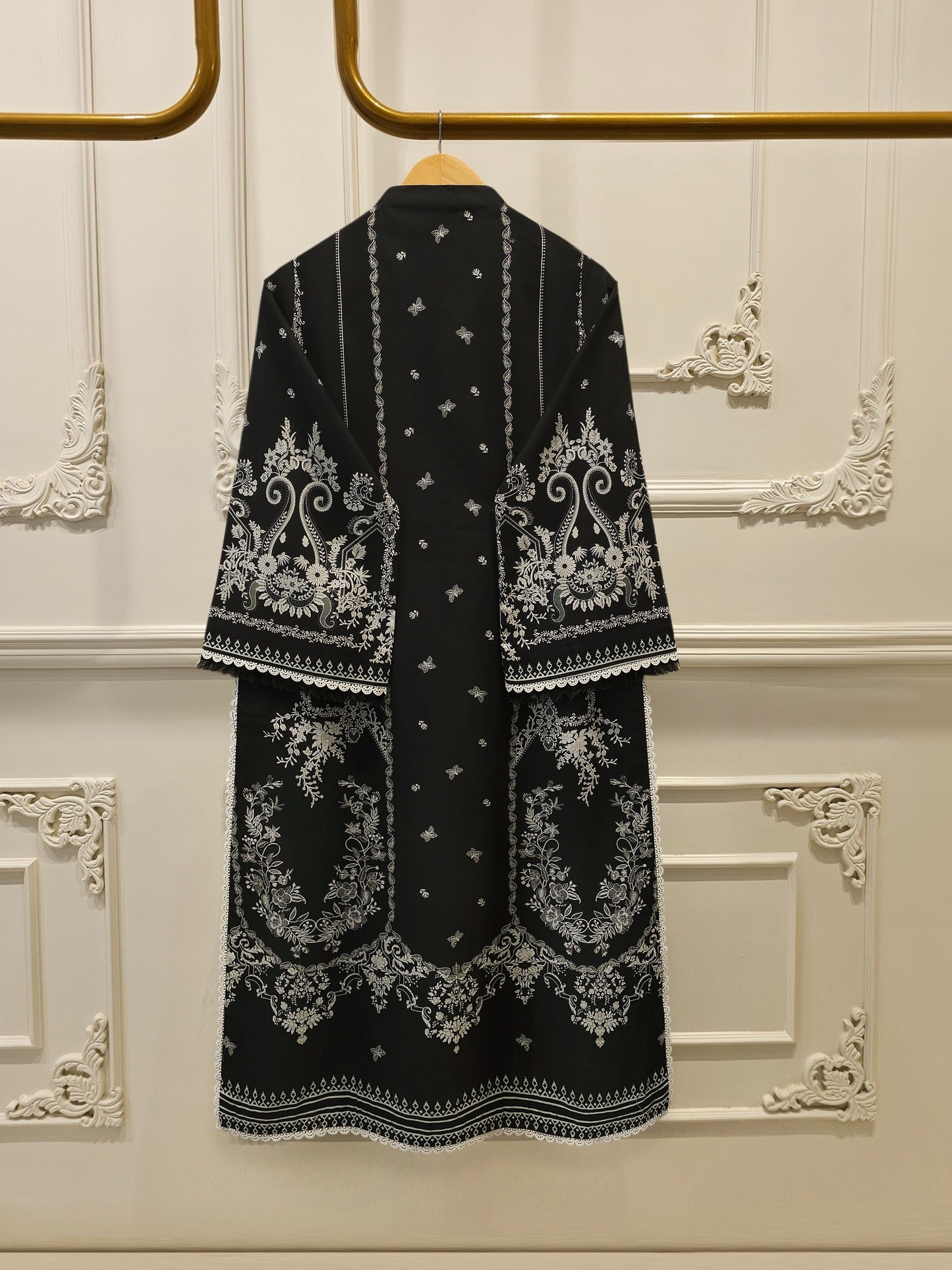 2-Piece Digital Printed Cambric Suit
