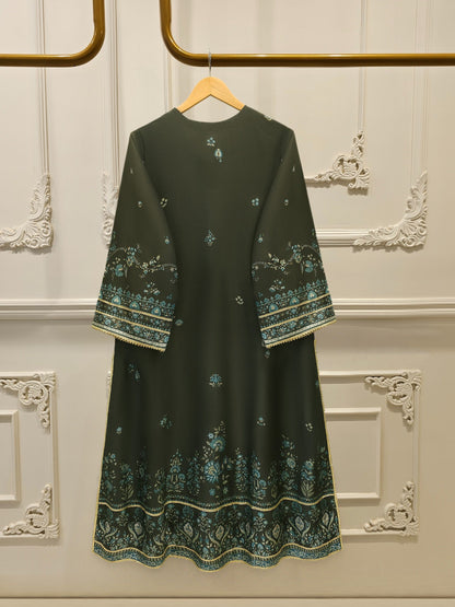 AGHA NOOR 3-Piece Pure Embroidered Silk Suit – Luxury Elegant Women's Formal Wear