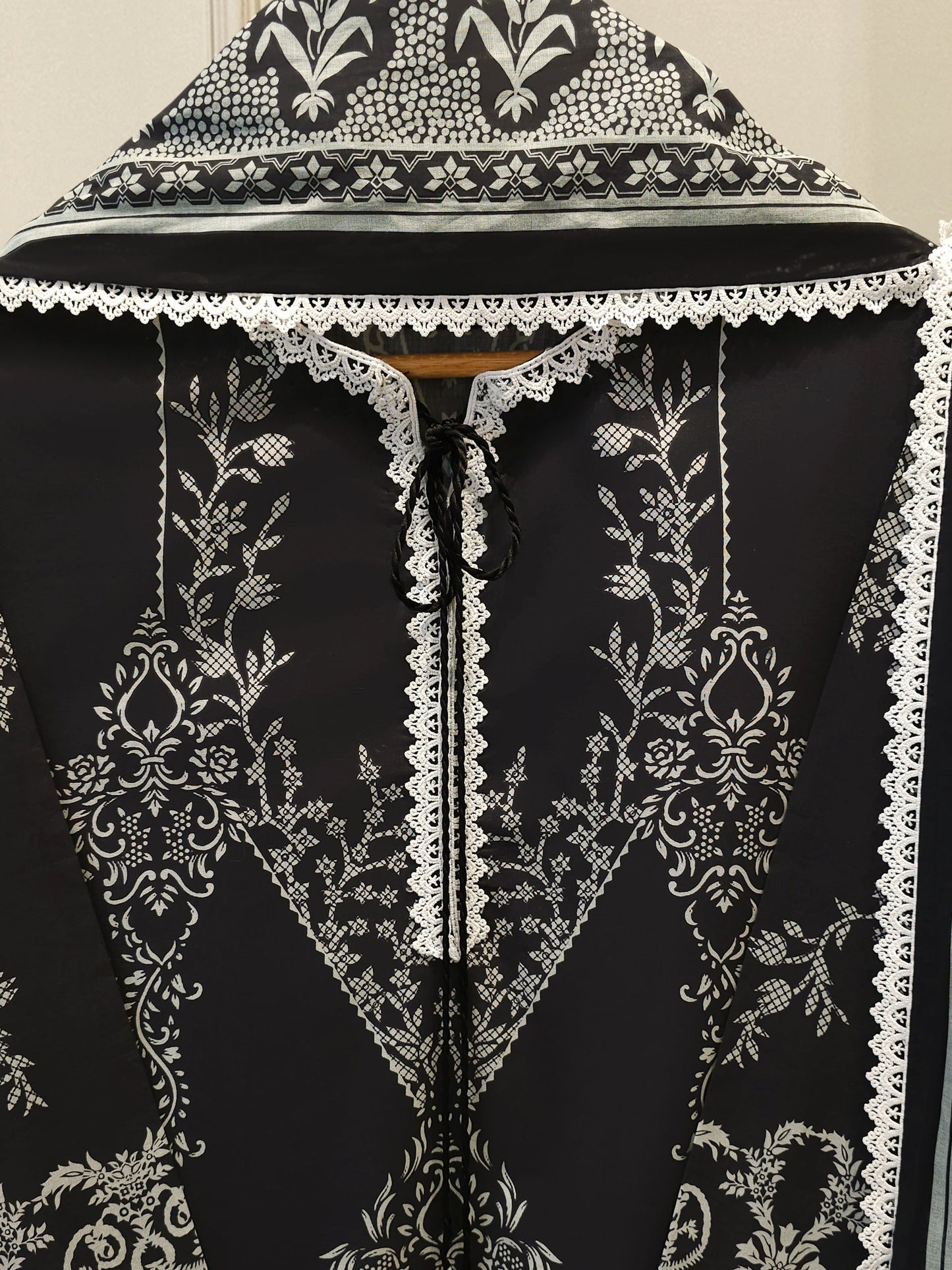 2-Piece Digital Printed Cambric Suit