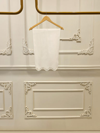 2 Piece - Embroidered Cambric Suit