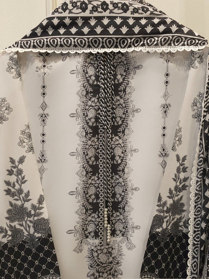 2-Piece Digital Printed Cambric Suit