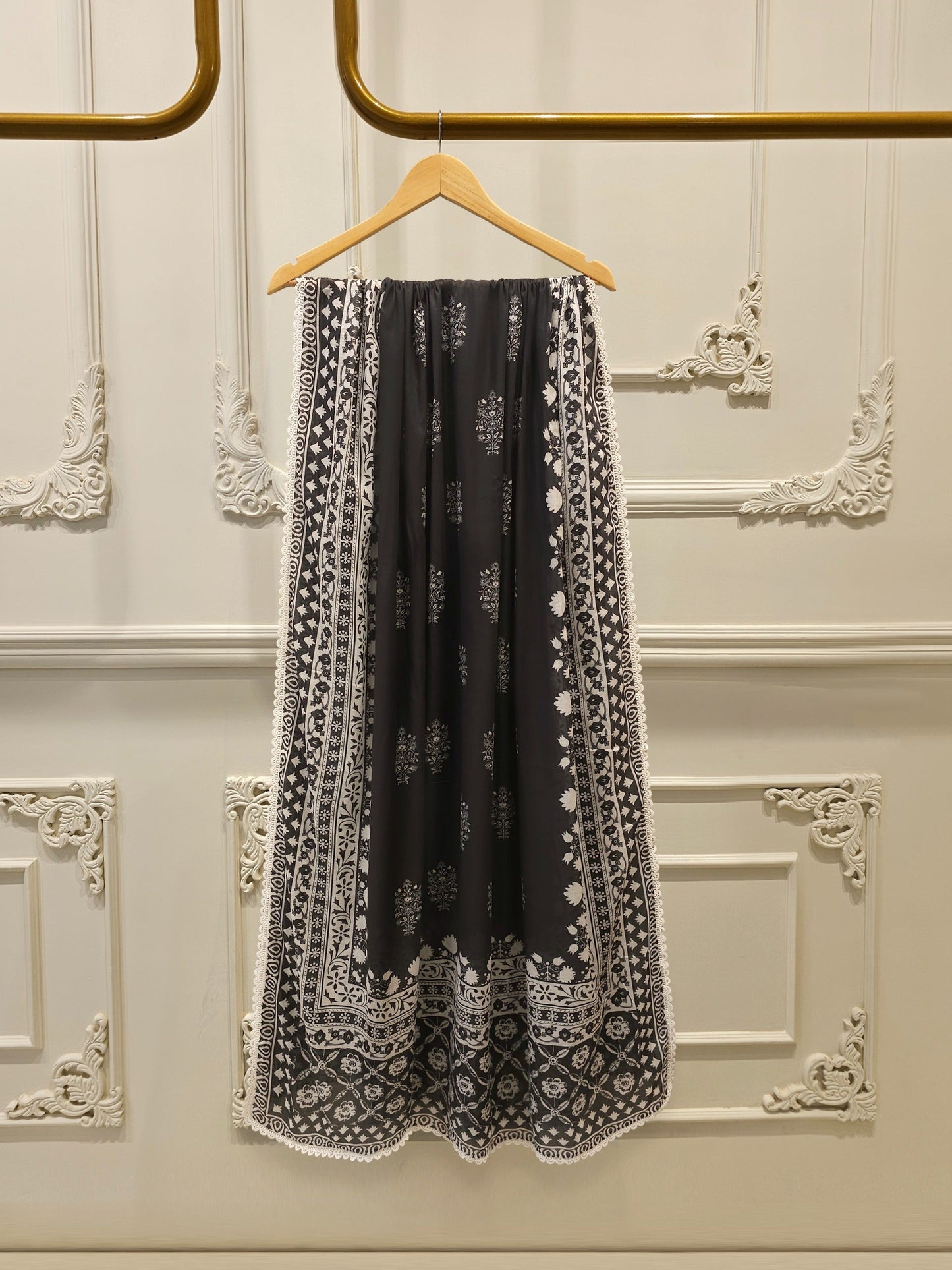 2-Piece Digital Printed Cambric Suit