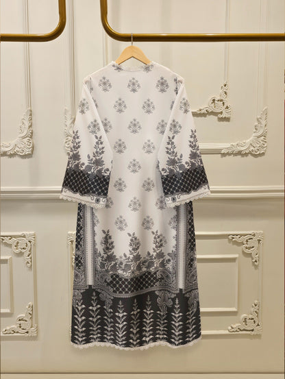2-Piece Digital Printed Cambric Suit