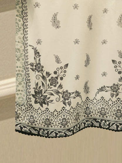2-Piece Digital Printed Cambric Suit