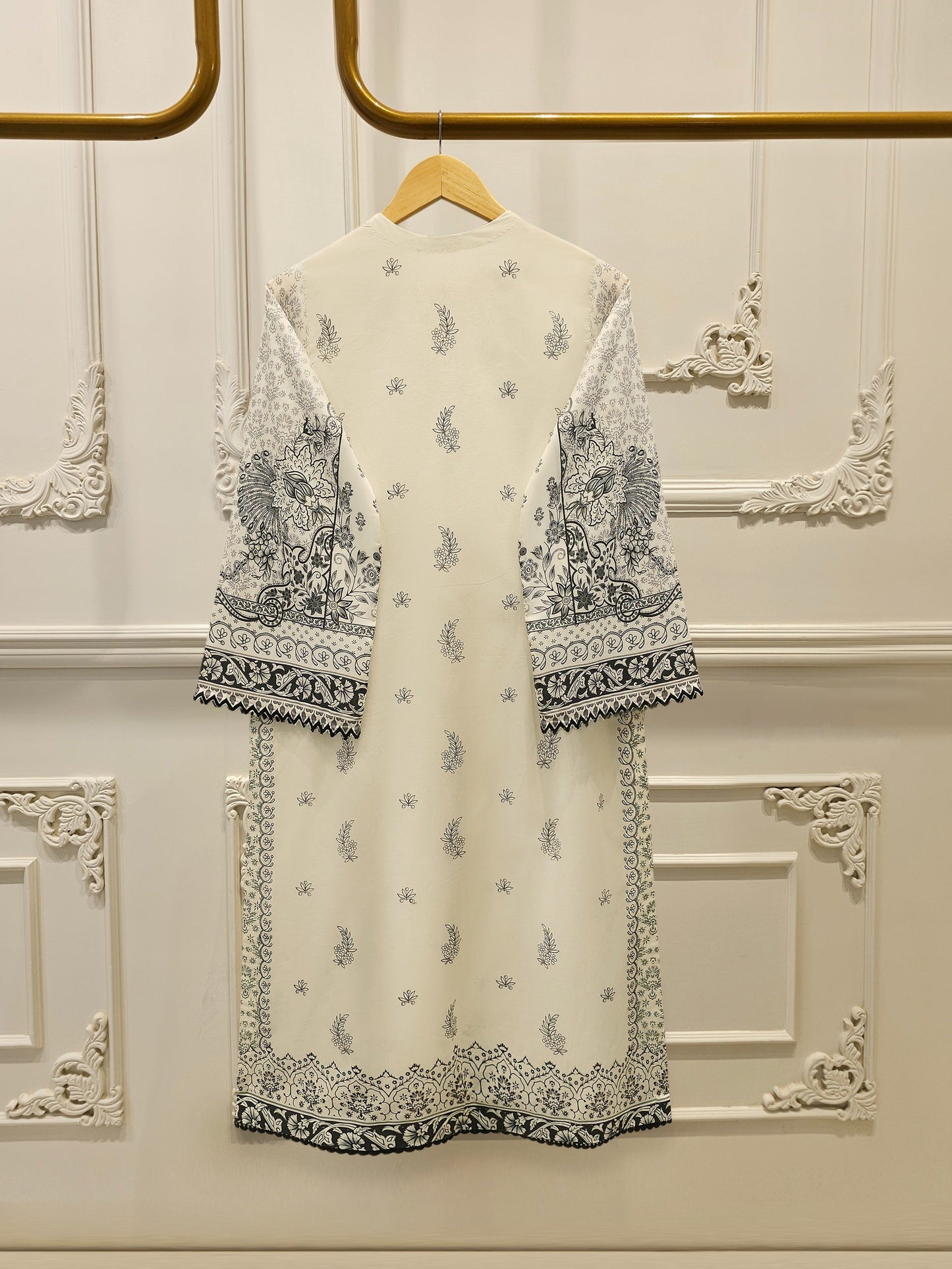 2-Piece Digital Printed Cambric Suit
