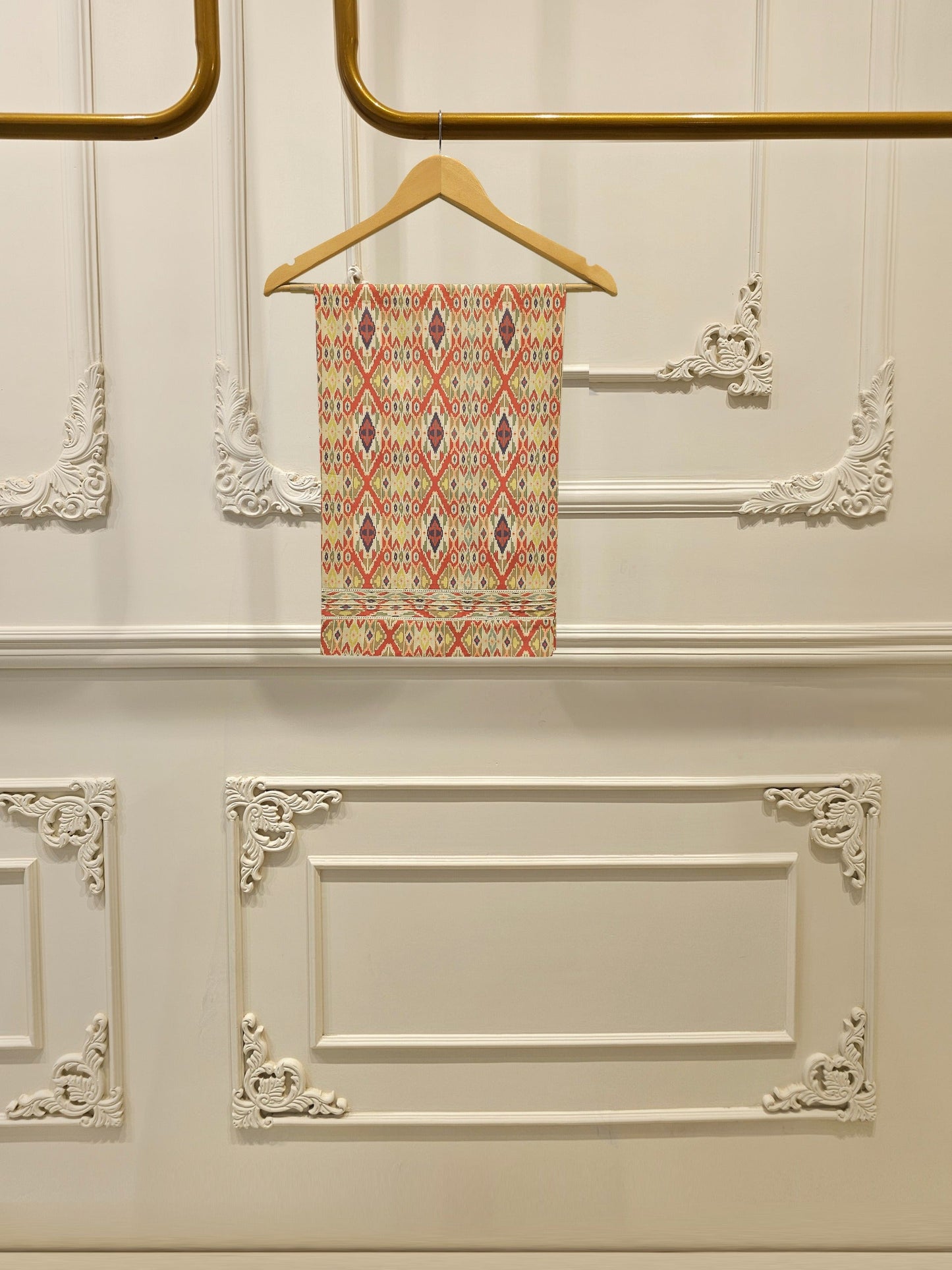 2-Piece Digital Printed Cambric Suit
